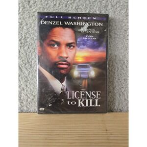 License to Kill DVD Denzel Washington James Farentino Full Screen NEW NWT